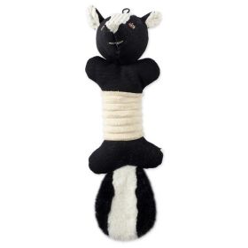Bone Dry Skunk Squeaky Bone Pet Toy