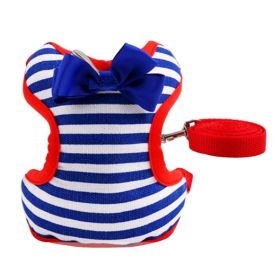 40 to 50 cm Circumference Size Blue Striped Sailor Pet Leash Dogs Supplies (SKU: PS-PET2975339011-ALIEN00796)