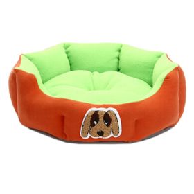 Detachable House Pet Mat Stylish Pet Bed Pet House Kennel Lovely Dog Orange (SKU: KE-PET2975330011-AMY01981)