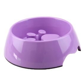 Eating Slowly Feeding Tray Dog Bowl Pet Bowl Puppy Feeders, Purple (SKU: KE-PET3024199011-JELLY00410)