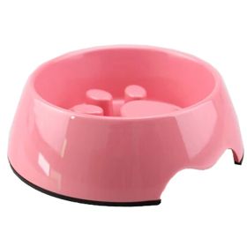 Eating Slowly Puppy Feeders Feeding Tray Dog Bowl Pet Bowl, Pink (SKU: KE-PET3024199011-JELLY00411)