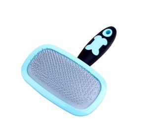 Blue,Rotatable Footprint Paddle Brush/Grooming Comb Suitable For Dog (SKU: PS-PET2975363011-JOE00900)