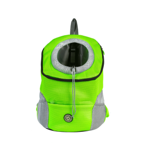 Pet Carriers Carrying for Small Cats Dogs Backpack Dog Transport Bag (Color: green)