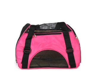 Foldable Soft Pet Carrier Tote Bag for Dogs and Cats (46*24.5*33cm, PINK) (PS-PET2975337011-YOUNG00964: Variation Theme 5843)
