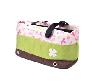Portable Soft Pet Carrier Tote Bag for Dogs and Cats (L55??W17??H26cm, Green) (SKU: PS-PET2975337011-YOUNG00962)