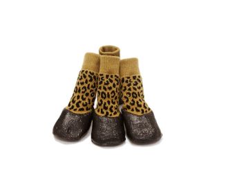 Non-slip Waterproof Adjustable Stretchy Dog Boot Pet Shoes, Leopard(5#) (SKU: PS-PET3024169011-YOUNG01053)