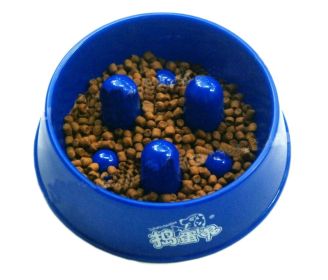 Pet Food Slow Feed Bowl for Dogs Cats (17.5*6 cm)--Random Color (Variation Theme 5906: SKU)
