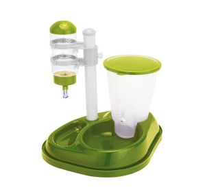 Automatic Dog Drinking Device Pet Water Bottle Feeder GREEN (Variation Theme 6212: SKU)