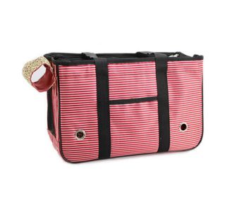 [RED Lines] Fashion Pet Carriers Tote Bag for Dogs and Cats (PS-PET2975337011-ALAN02337: Variation Theme 6221)