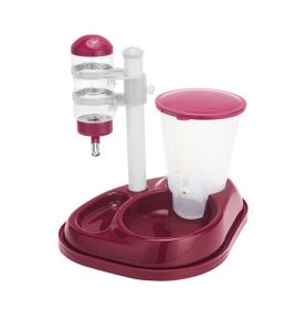 Automatic Dog Drinking Device Pet Water Bottle Feeder RED (Variation Theme 6210: SKU)