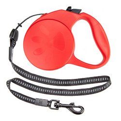 10-foot Red Extra-Small Retractable Dog Leash (SKU: ALSH-003)