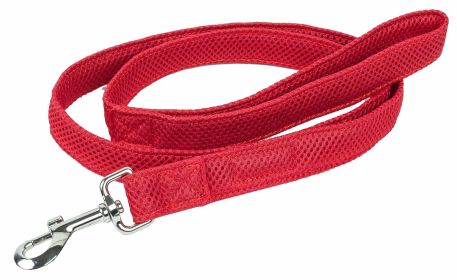 Pet Life  'Aero Mesh' Dual Sided Comfortable And Breathable Adjustable Mesh Dog Leash (Color: pink)