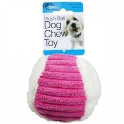 Plush Ball Dog Chew Toy (pack of 12) (SKU: KL23266)
