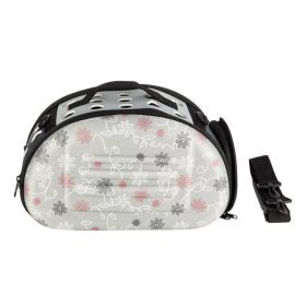 Handbag Carrier Comfort Pet Dog Travel Carry Bag For Small Animals Cat Puppy Gray YF (Color: gray)