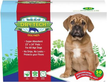 Penn Plax Dry Tech Dog and Puppy Training Pads 23 x 24 50 count (Default: Default)