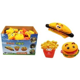 Food Squeaky Dog Toy Case Pack 36 (SKU: 1980805)