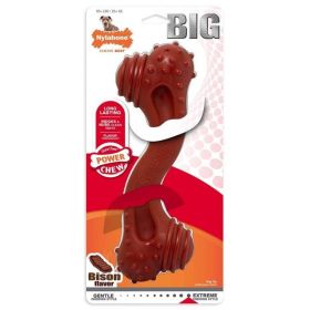 Nylabone Power Chew Monster Bone Dog Chew Toy Bison Flavor (Default: Default)