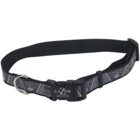 Coastal Pet Lazer Brite Reflective Adjustable Dog Collar - Skulls And Crossbones (Default: Default)