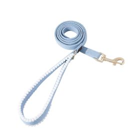 HAMATE 4FT Soft Padded Handle Puppy or Dog Leash,Heavy Duty Tangle-free Swivel Leash with double layer of high quality Denim Fabric (size: McOLOR)