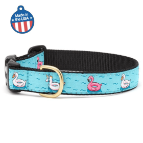 Floaties Dog Collar & Leash (size: large)