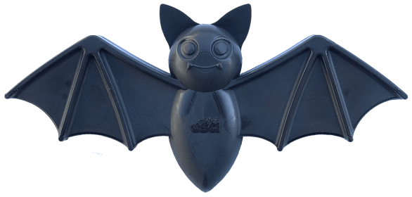 SodaPup Vampire Bat Ultra Durable Nylon Dog Chew Toy for Aggressive Chewers- Black (size: Vampire Nylon Toy Large - Black)