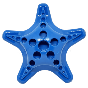 Starfish Ultra Durable Nylon Dog Chew Toy for Aggressive Chewers (size: Starfish Nylon Toy - Blue)
