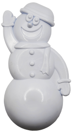 MKB Snowman Ultra Durable Nylon Dog Chew Toy for Aggressive Chewers White (size: Snowman Nylon Toy - White)