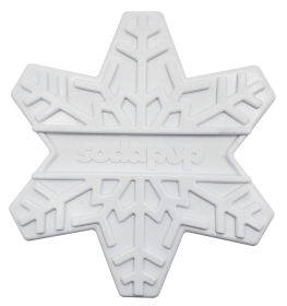 SP Snowflake Ultra Durable Nylon Dog Chew Toy for Aggressive Chewers - White (size: Snowflake Nylon Toy - White)