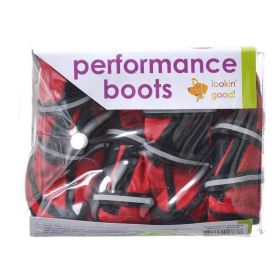 Fashion Pet Performance Waterproof Fleece Dog Boots - RedST01866 (Default: Default)
