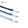 HAMATE 4FT Soft Padded Handle Puppy or Dog Leash,Heavy Duty Tangle-free Swivel Leash with double layer of high quality Denim Fabric