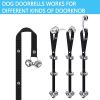33in Dog Bells Potty Training Indoor Pet Doorbells, Adjustable Length for Small, Medium and Large Dog XH