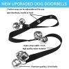 33in Dog Bells Potty Training Indoor Pet Doorbells, Adjustable Length for Small, Medium and Large Dog XH
