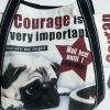 ILEA - [Lazy Dog] 100% Cotton Eco Canvas Shoulder Tote Bag / Shopper Bag / Multiple Pockets